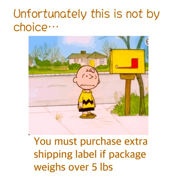 📪 Additional Postage Label for Bundles that weigh over 5 lbs 📫 📦 PLEASE READ 👇🏻 - Picture 1 of 3